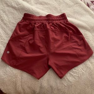 Lululemon Track That Short 5” in Chianti